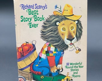 Richard Scarry’s Best Story Book Ever - 1968 Hardcover - Collectible Children’s Picture Book