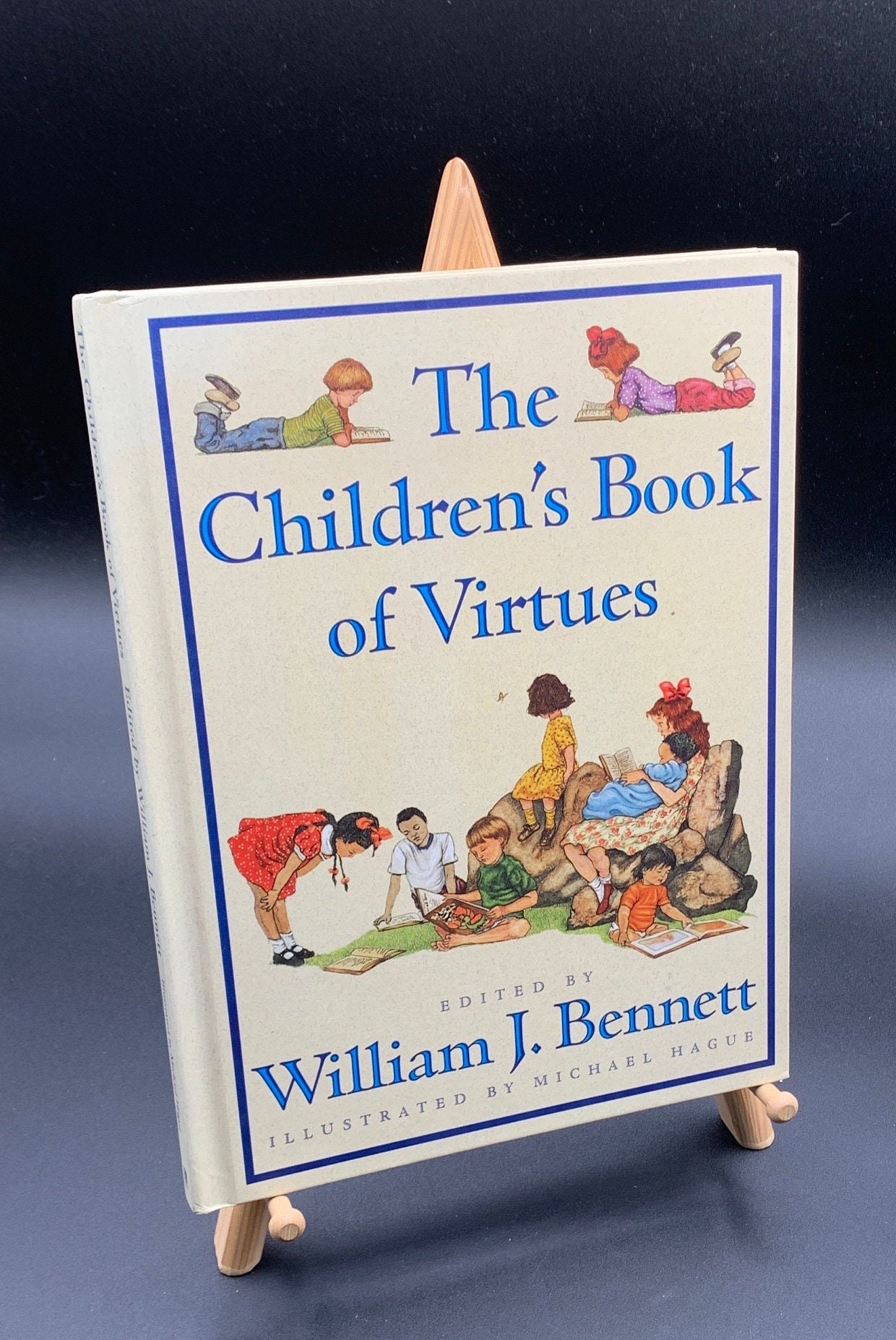 Vintage Children's Book of Virtues by William J. Bennet - Etsy