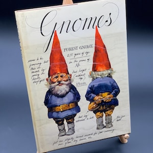 Gnomes by Wil Huygen illustrated Rien Poortvliet - 1977 (First Edition) Hardcover with Dust Jacket -
