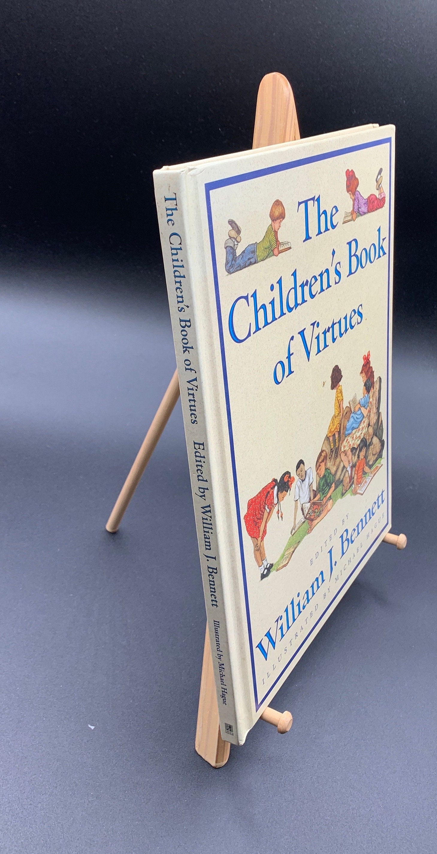 Vintage Children's Book of Virtues by William J. Bennet - Etsy