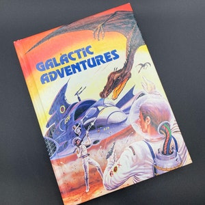 Galactic Adventures - 1980 Randy McNally - Vintage Science Fiction/ Fantasy Hardcover Book