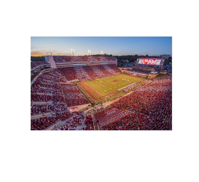 36x24 Arkansas Razorback Stadium Posters, Football Poster Gift Idea for ...