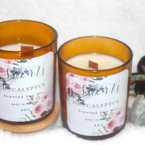 Eucalyptus Scents| Candles| Soy Wax| Gift Ideas