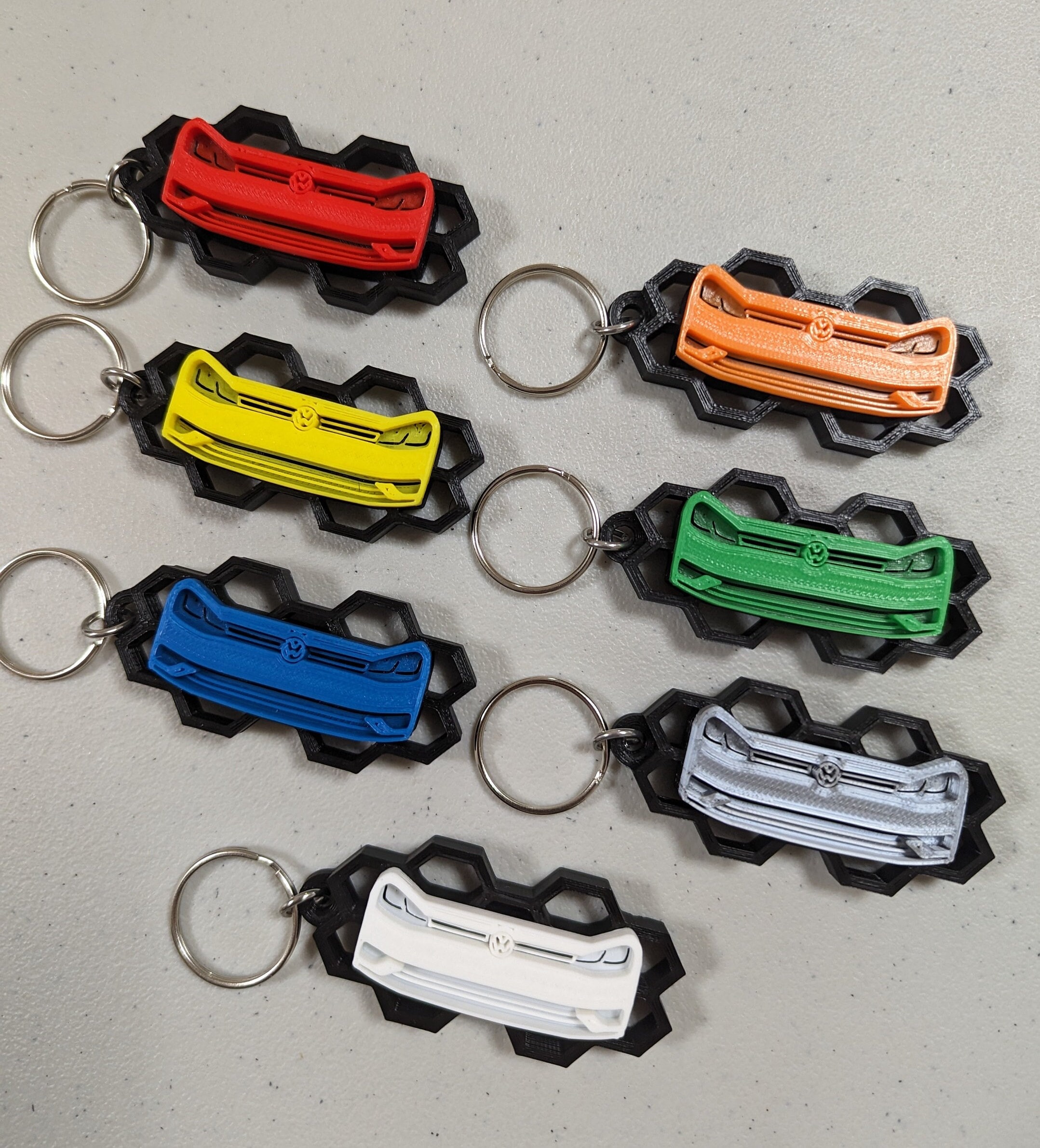 Vdub Golf 7 Front Bumper Keychain / Keyring - 3D Printed - Etsy