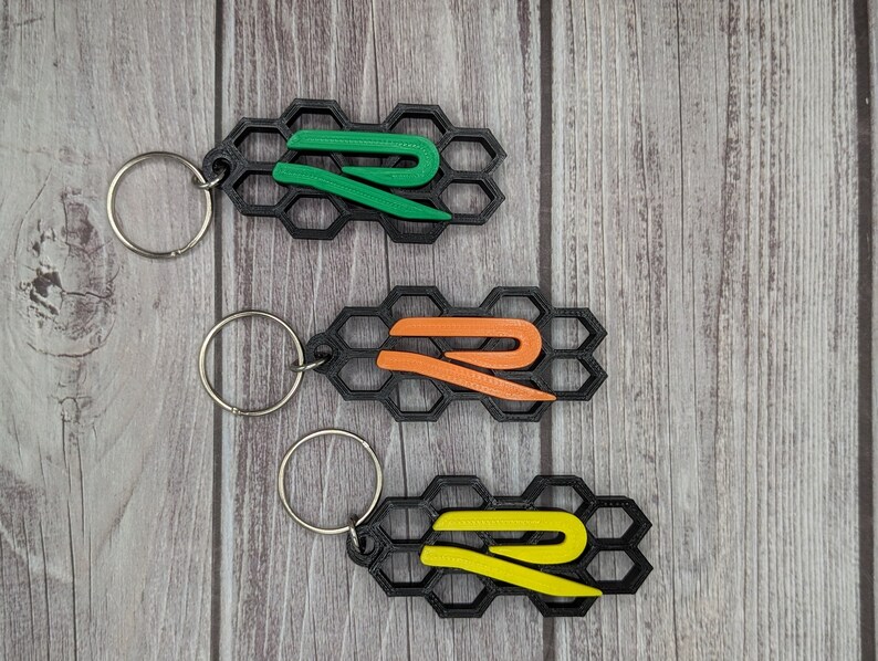 Custom VW New R Logo Keychain, 3D Printed High-quality, Perfect Gift ...