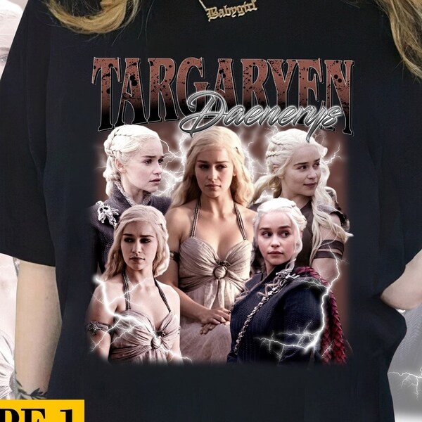 Retro Daenerys Targaryen Shirt, Daenerys Targaryen T-Shirt, Daenerys Targaryen Shirt, Daenerys Targaryen Sweatshirt, Daenerys Targaryen Tee