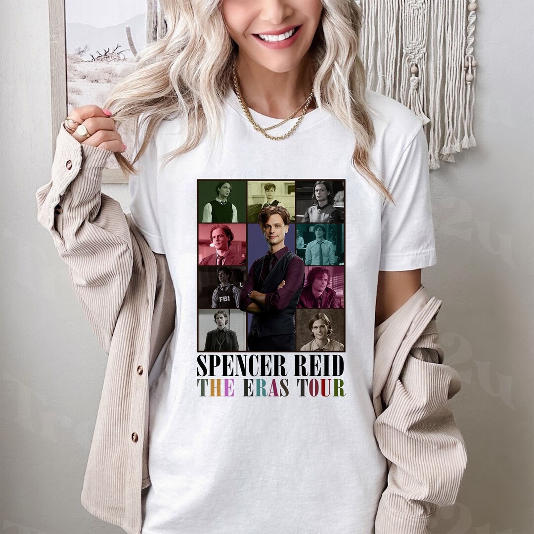 Spencer Reid the Eras Tour Tshirt, Spencer Reid Shirt, Spencer Reid T