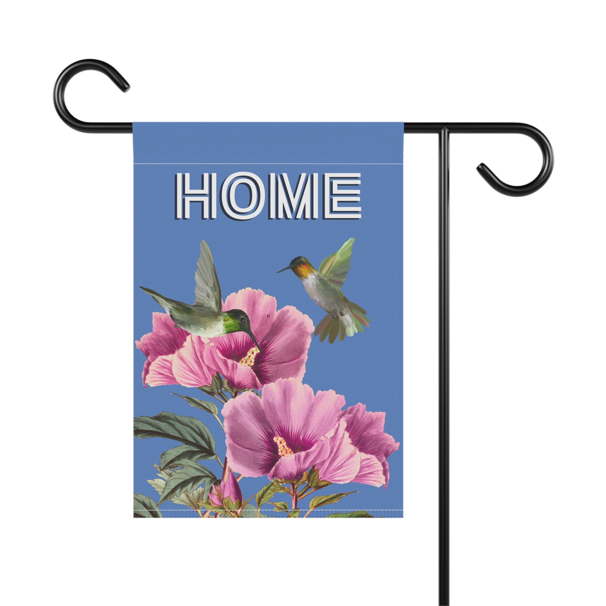 Flower Garden, Hummingbird Flag, Welcome Garden Flags, Welcome Summer ...