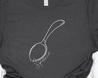 Spoonie Tee, Spoonie, Spoonie Shirt, Spoon Theory Shirt, Spoonie Gift, Chronic Illness, Lyme Disease Shirt, Inspirational Shirt