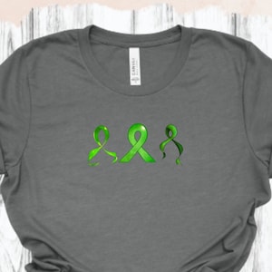 Lyme Disease Awareness Ribbons Shirt, Lyme Disease Shirt, Green Ribbon Shirt, Green Ribbon Awareness, Lymphoma, Mental Health, CerebralPalsy