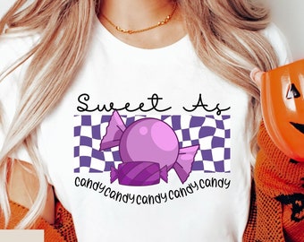 Halloween Candy Tshirt, Candy Shirt, Halloween Party Shirt, Candy Lover Shirt, Cute Halloween Tshirt, Fall Shirts, Halloween Shirt