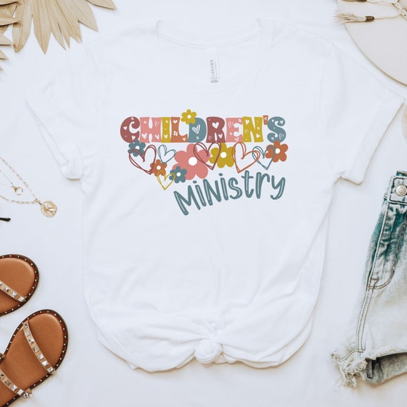 Childrens Ministry Tshirt, Church Ministry Tee, Christian Shirts, KIds Ministry Tshirt, VBS Shirt, Church Team Shirt, Gift for Christian