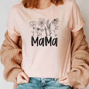 Mama Shirt, Gift for Mom, Mama Tshirt, Mom Life Shirt, Blessed Mama Shirt, Cute Mom Shirt, Cute Mom Gift, Mothers Day Gift, New Mom Gift