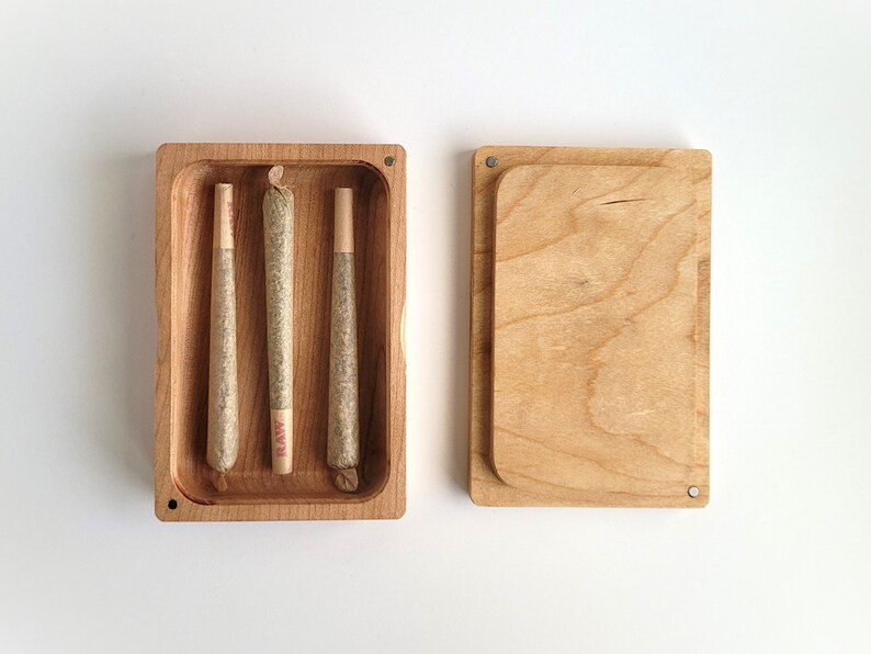 Joint Holder. Weed Slang Design. Wood Stash Box. Weed. Preroll Holder