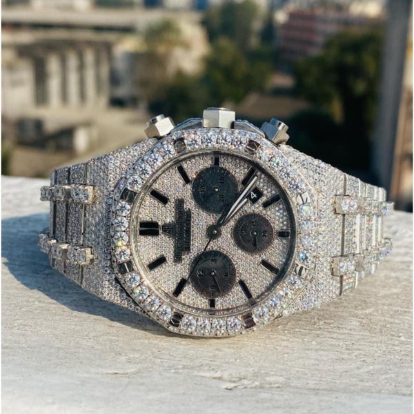 Lab Diamond Watch Etsy