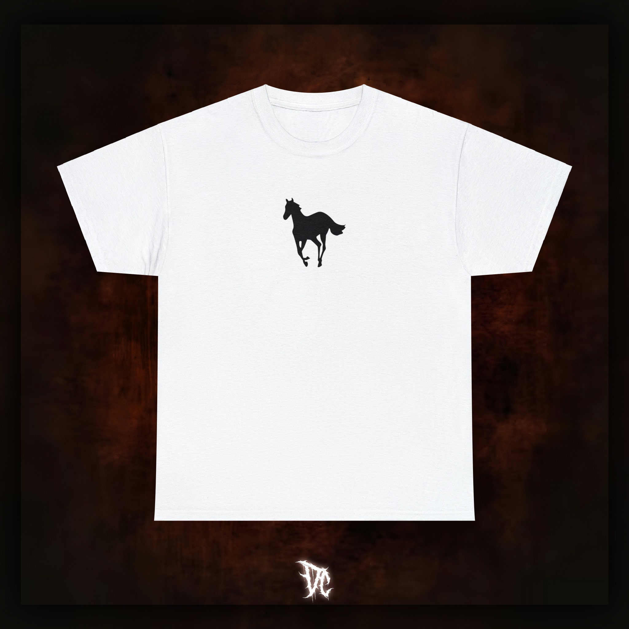 deftones t shirt white pony
