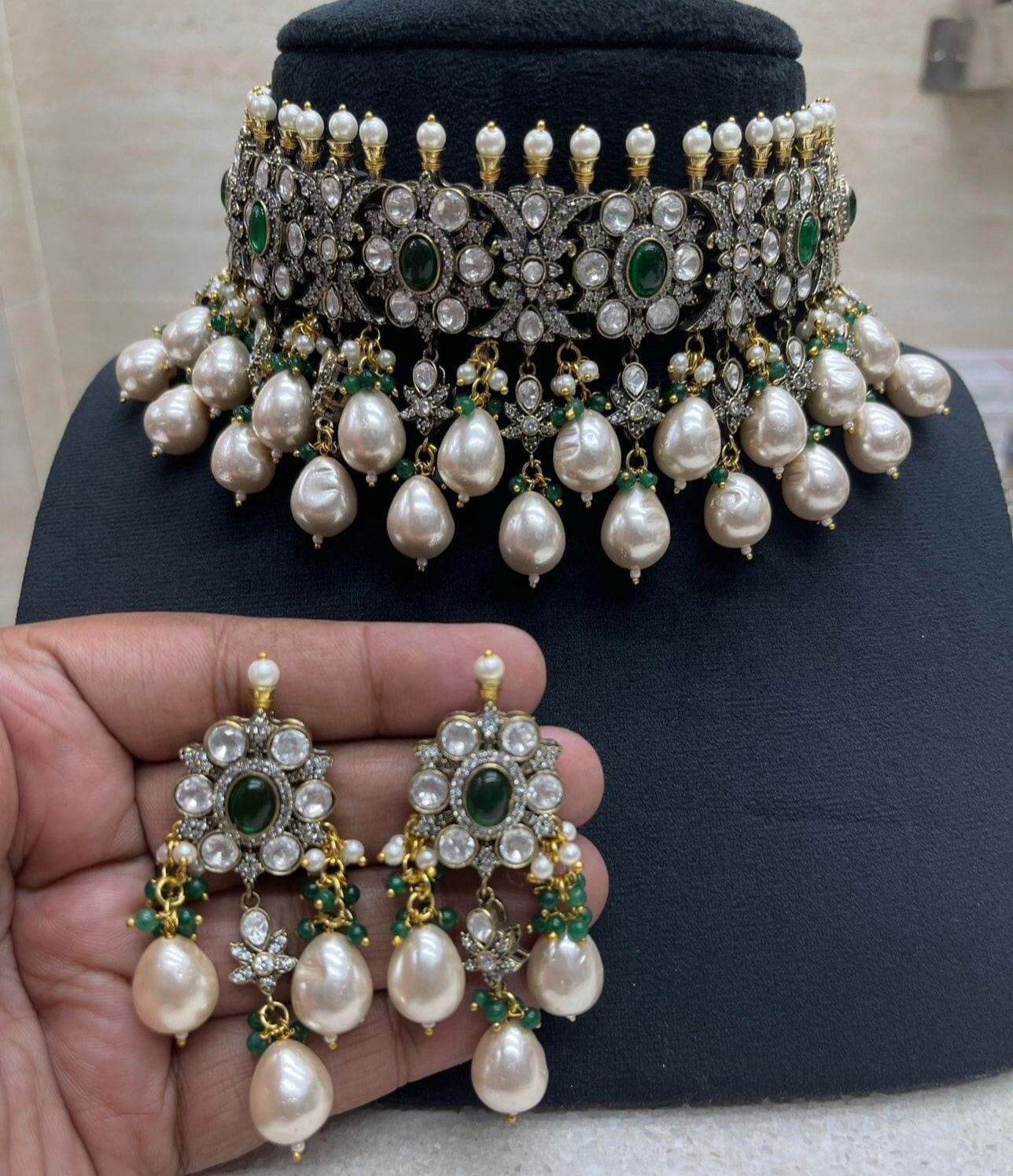 Kundan polki 2024 jewellery with price