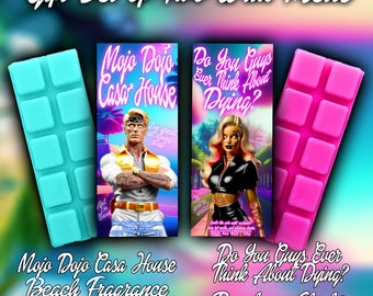 Barbie & Ken inspired wax melts | Gift set of two | Do you guy ever think about dying? | Mojo Dojo Casa House |