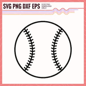 Baseball SVG PNG DXF, Baseball Vector Image, Baseball Clipart, Baseball Sublimation Design, Baseball Cut File