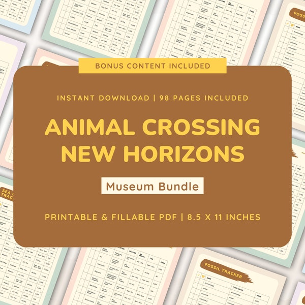 Acnh Art Checklist Etsy