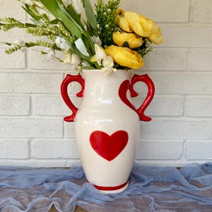 Mexican Flower Vase, Ceramic Flower Vase from Mexico