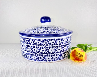 Puebla Mexico Talavera Tortillero, Tortilla Warmer, Mexican Tortillero Holder