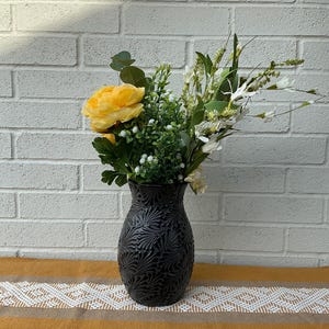Talavera Flower Vase, Mexican Pink Talavera Vase