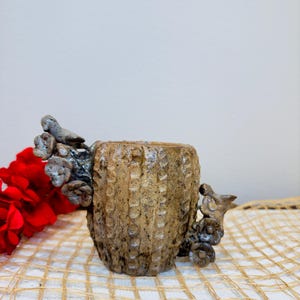 Oaxaca Clay Planter, Clay Pot, Oaxaca Vase