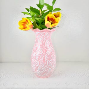 Talavera Handmade Flower Vase Puebla, Mexico Florero