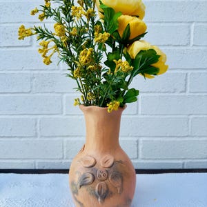 Oaxaca Flower Vase, Oaxaca Pottery