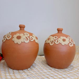 Oaxaca Clay Bowl, Oaxaca Bowl, Cookie Jar, Filigrana Sugar Bowl