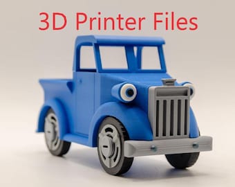 Little Blue Truck 3d Printing Files | NOT PHYSICAL ITEM