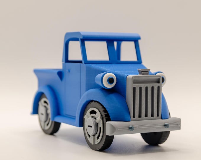 Little Blue Truck Toy | 3D Printed Gift for Kids | Farm Play Toy