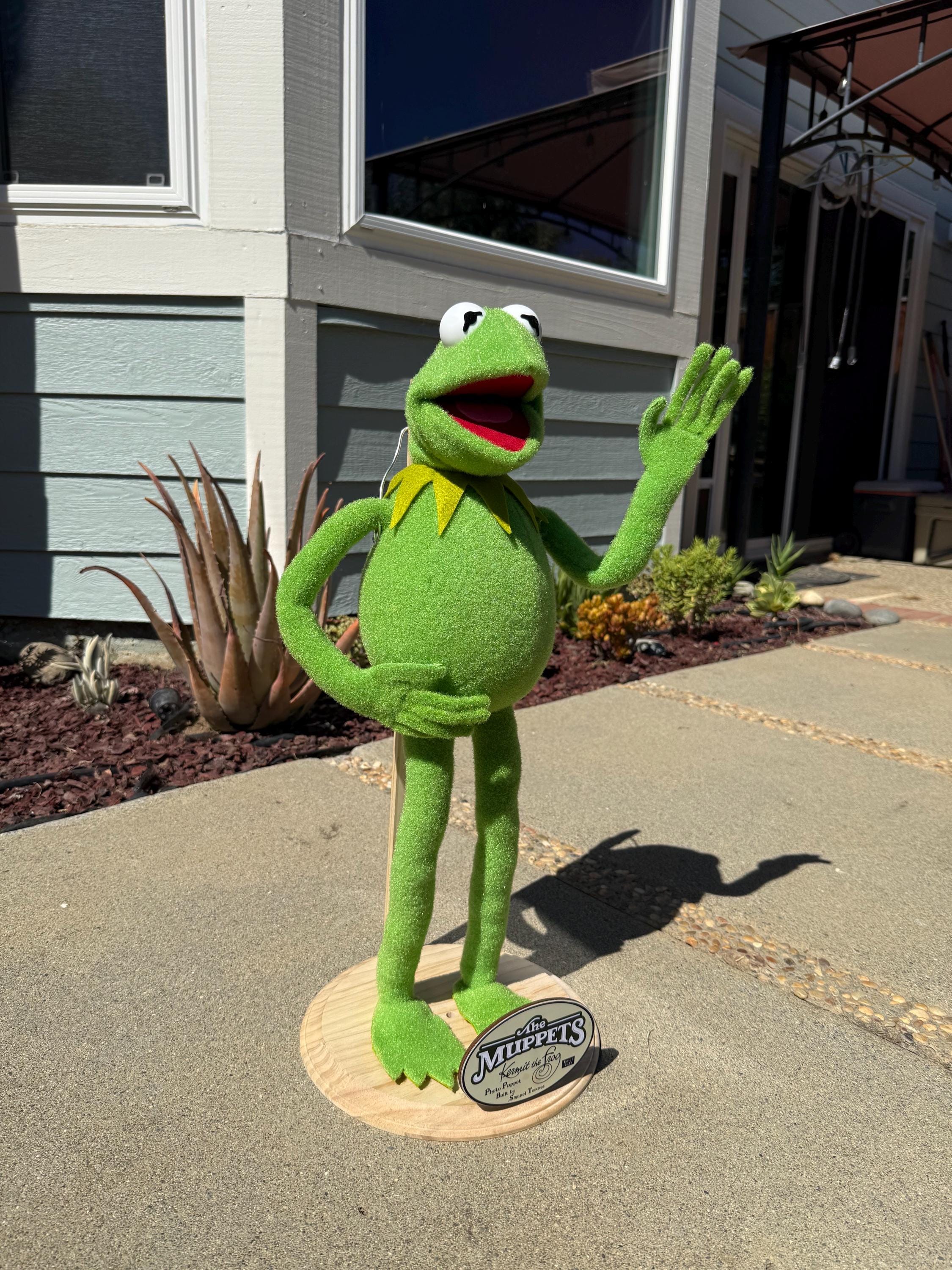 Kermit the Frog Photo Puppet, Fully Articulated, Comes With