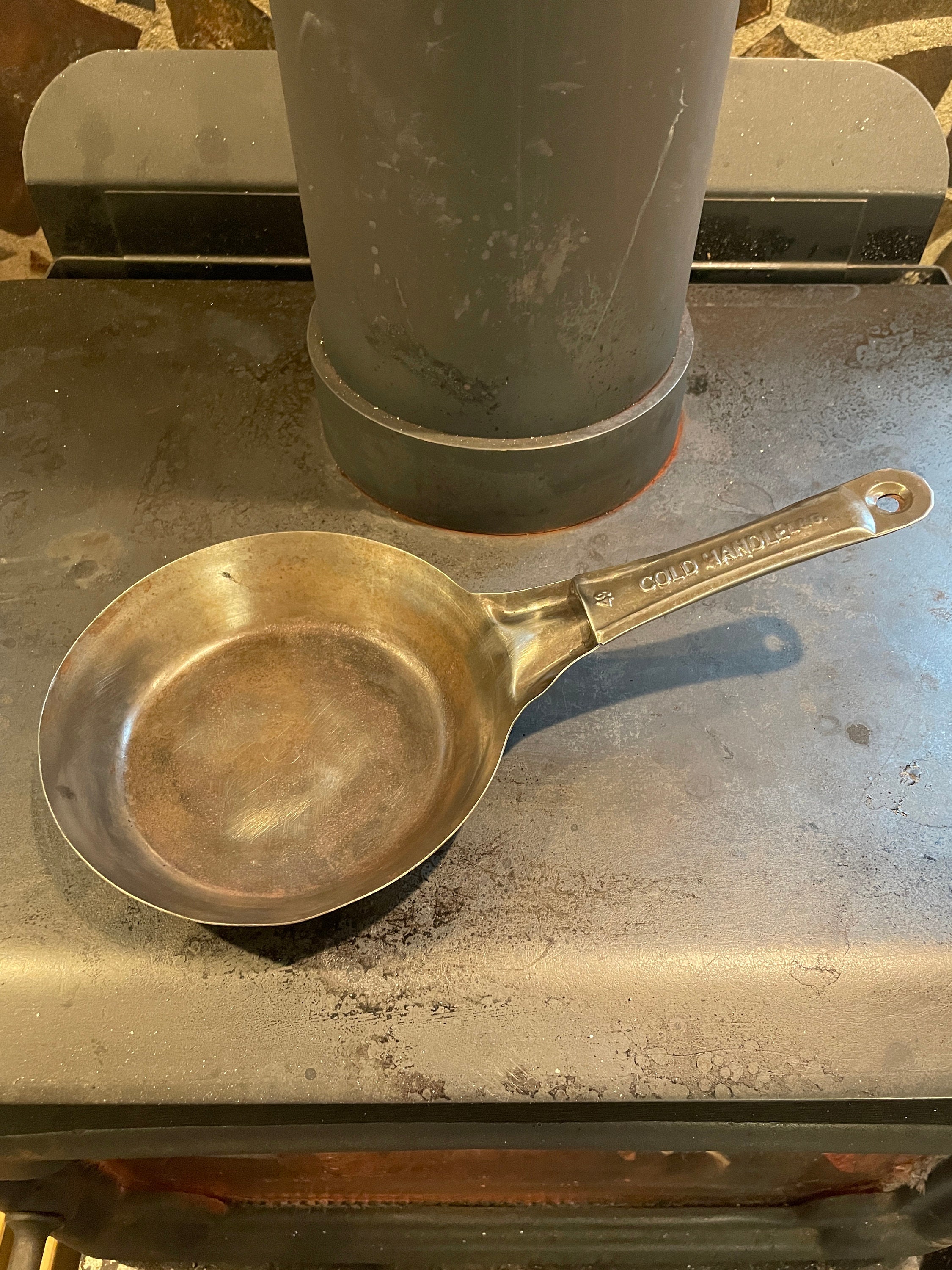 Acme Cold Handle Skillet coming along! : r/carbonsteel