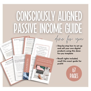 Done For You Passive Income Guide, Digital Marketing Guide, DFY Product With Resell Rights