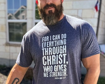 Philippians 4:13 - Unisex Softstyle T-Shirt - Free Shipping!