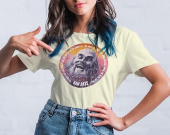 Ram Dass "The More I'm Free" - Unisex Softstyle T-Shirt