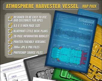 Atmosphere Harvester Vessel Map Pack [Digital Files Only]