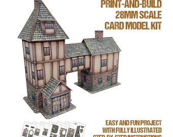 Rake's Gate - 28 mm Scale Card Model Bausatz [PDF-Dateien]