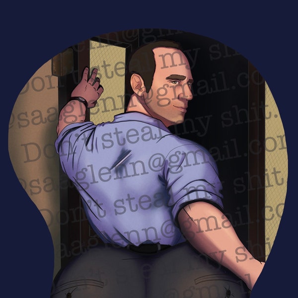 Law & Order: SVU Detective Elliot Stabler 3D Oppai Mousepad