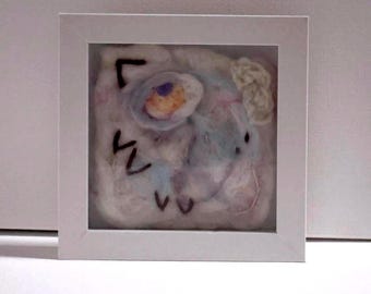 Framed Eye Needle Felting