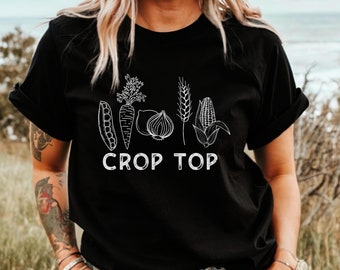 Crop Top Corn Shirt Farm Girl Shirt Farm Life Shirt Farmer Shirt Country Life Shirt Farmer Gift Country Girl Shirt Vintage Farm Shirt