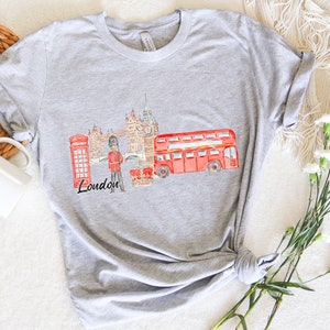 Londres camisa londres camisetas londres inglaterra camisa londres t camisa londres reino unido camisa de viagem europa viagem camisa londres lembrança