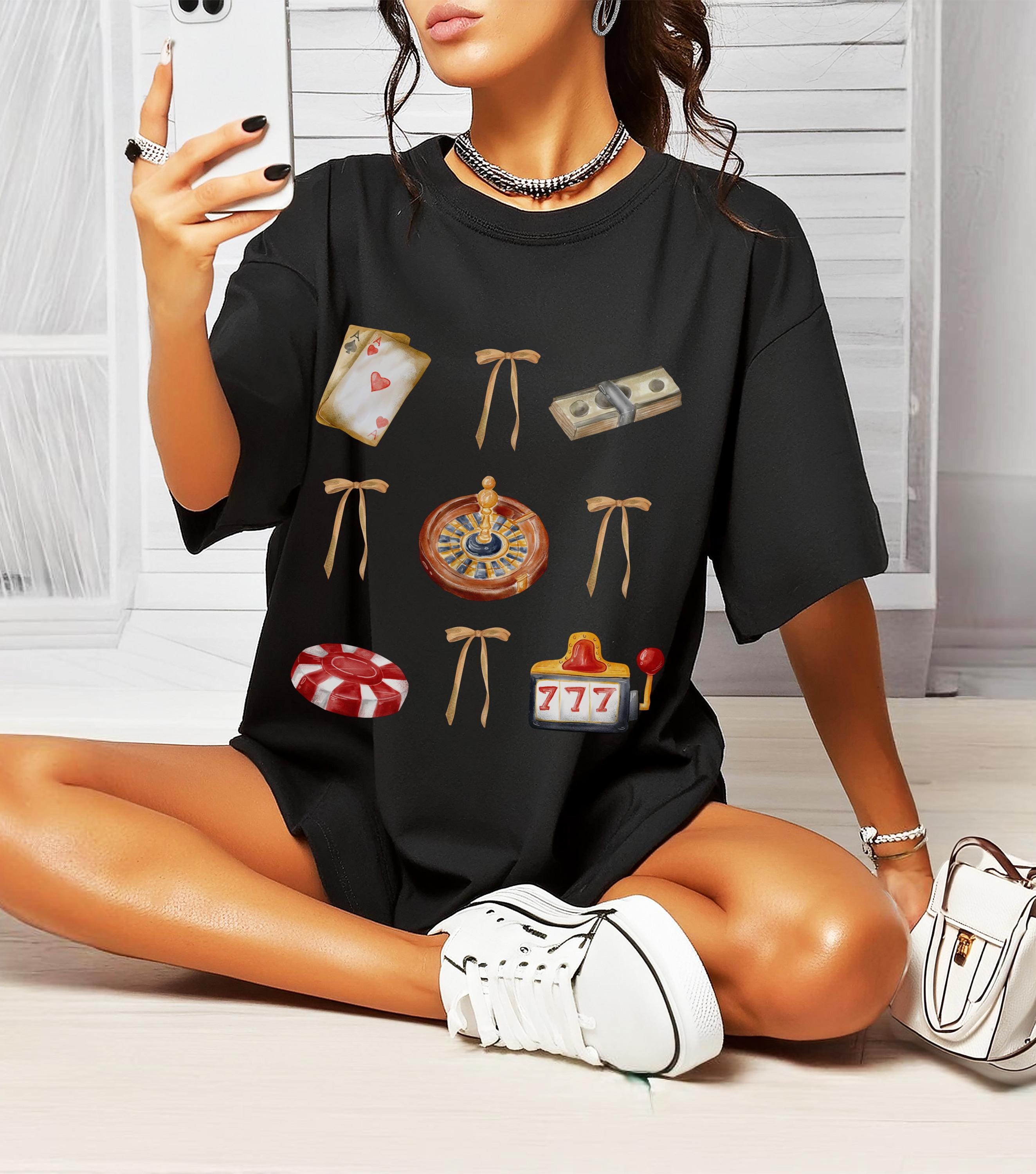 Casino Shirt Las Vegas Shirt Las Vegas T Shirt Las Vegas Coquette Shirt Vegas Bachelorette Gambler Shirt Girls Trip Vegas Casino Shirt