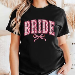 Coquette Bride Shirt Bride Gift Bridal Shower Gift Future Mrs She&#39;s Tying The Knot Shirt Engagement Gift Wifey Tee