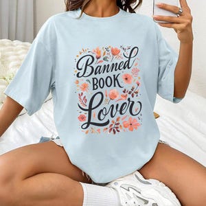 Banned Book Lover Unisex T-shirt, Literature Enthusiast Gift, Bookworm Tee, Bookish Apparel, Literary Gift