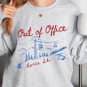 Apres Ski Sweatshirt Skiing Sweater Ski Shirt Colorado Sweater Apres Ski Crewneck Apres Ski Crewneck