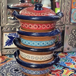 Cazuelita de barro, Cazuela capuleada, Mexicaanse barro/Mexicaans cadeau /Mexicaans cadeau /Mexicaans interieur/salsa, dienblad Artesanias, Barro,