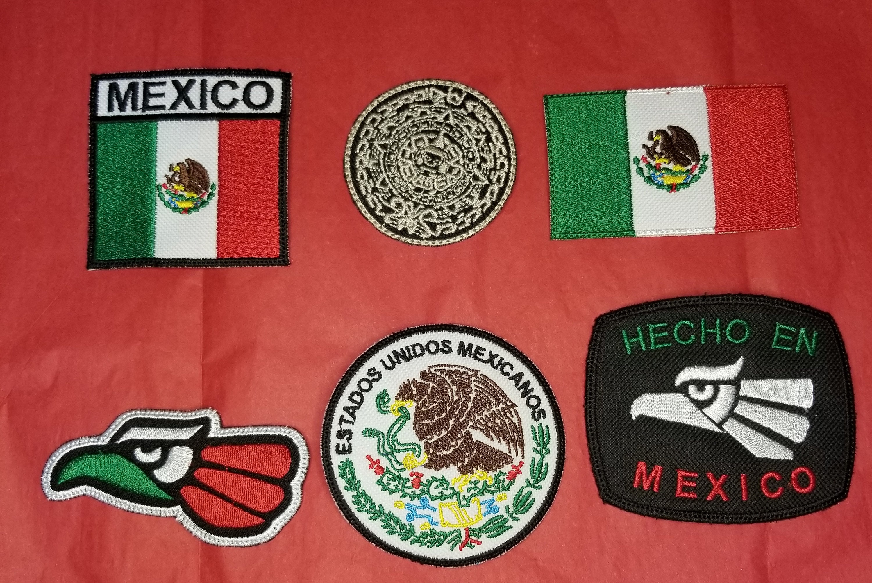 Mexico Flag Patch, Mexican Flag Sequin Embellishment, Bandera
